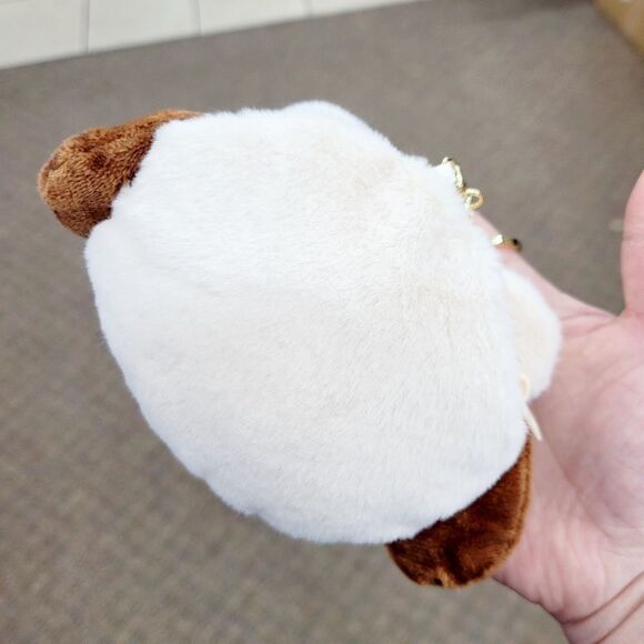 Brand New Pochacco White & Brown Pouch Bag Keychain - Picture 6 of 6